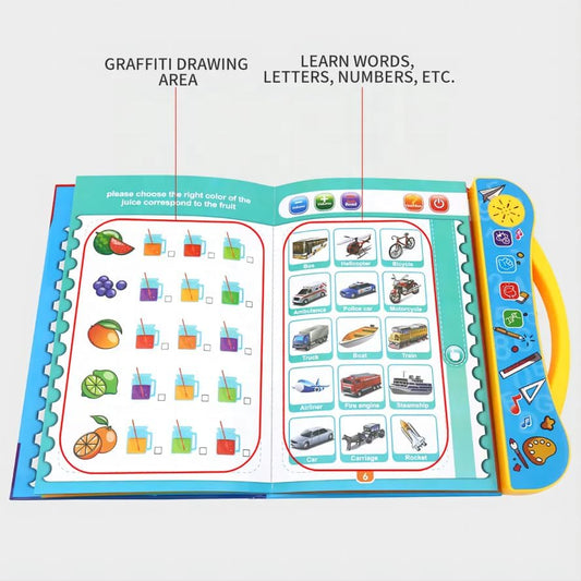 Interactive Musical English Educational Phonetic Learning Book – Fun Learning for Kids (3+ Years)