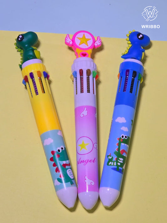 Colorful Dino Themed Multipen