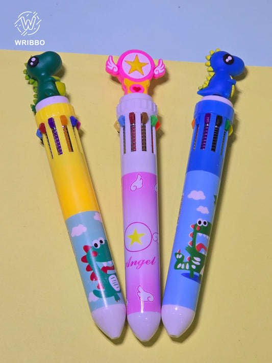 Colorful Dino Themed Multipen