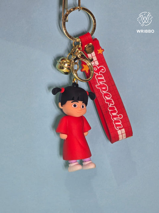 Red Doll Keychain - Cute and Collectible Accessory