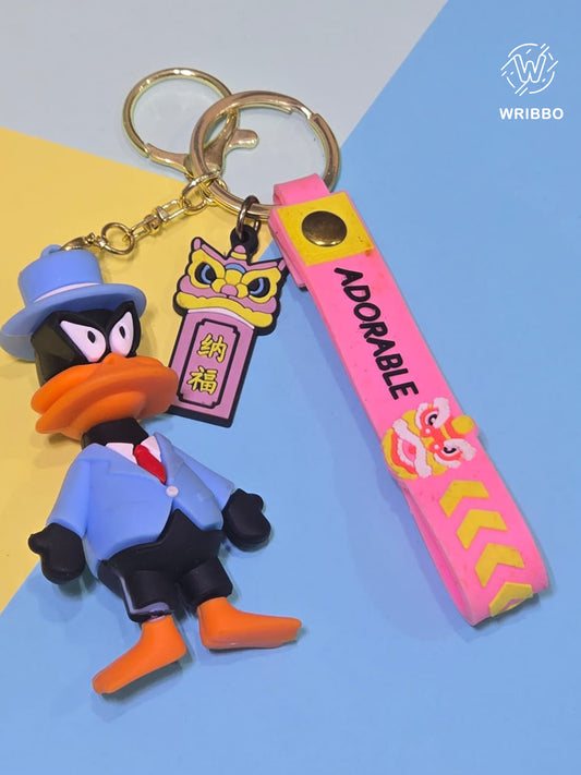 Daffy Duck Cartoon Character Keychain