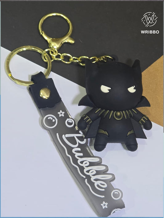 Cute Black Cat Keychain