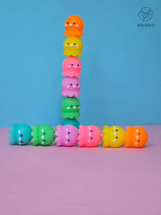 Octopus-Shaped Highlighter – Cute & Colorful