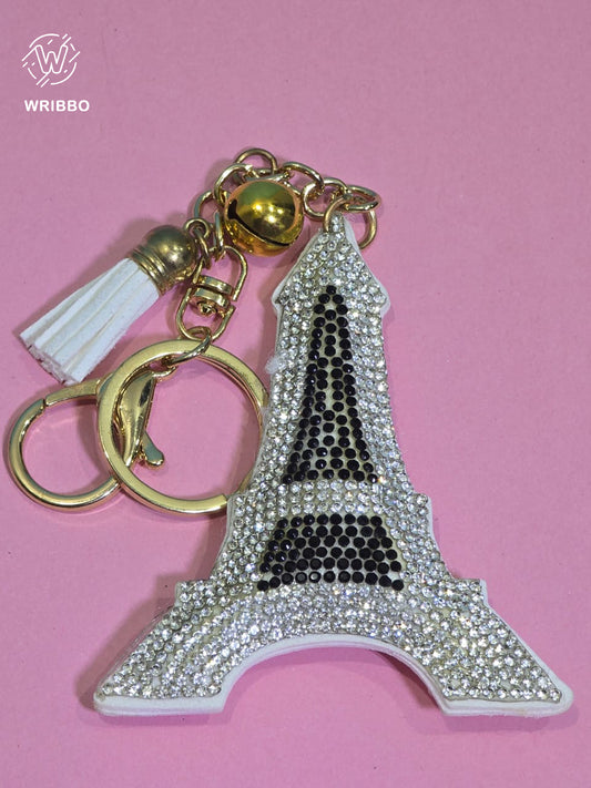 Sparkling Eiffel Tower Keychain – Stylish & Elegant