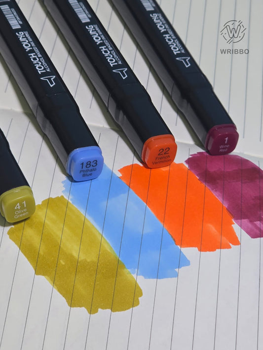 Unleash Endless Creativity with the Touch Young 24-Color Ink Marker Kit!