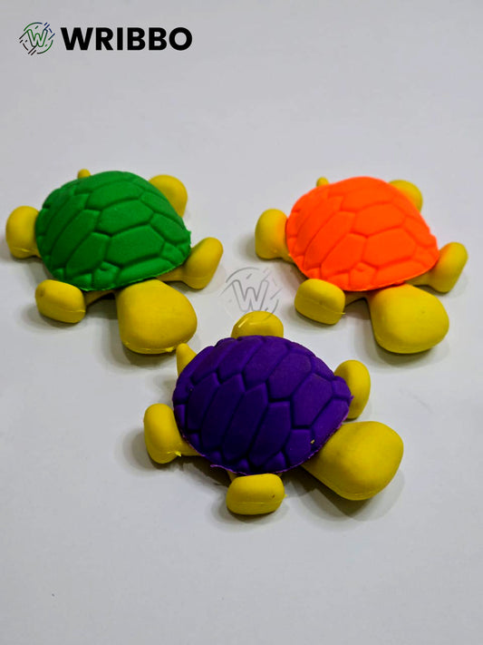 Turtle Shape Eraser - Perfect for Kids, Students, and Office Use